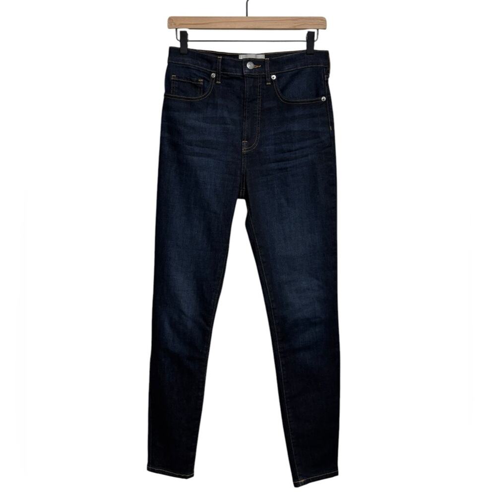 Everlane The High Rise Skinny Jeans Dark Wash - Size 28 Tall